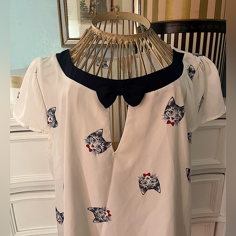 Cat blouse